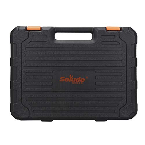 SOLUDE Home Repair Tools Sets,82 Pieces Saw Screwdrivers Sets General Household Hand Tool Kits with Plastic Toolbox Storage Case