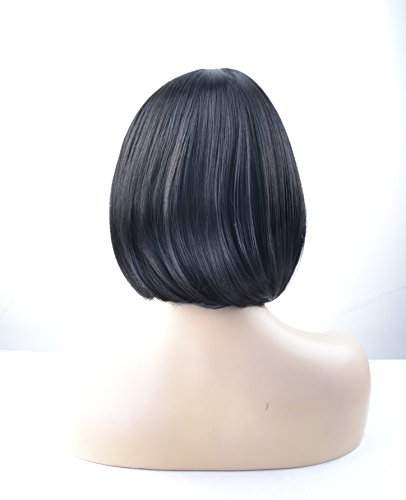 YOPO-Short-Bob-Wig-Synthetic-Anime-Straight-Wig-Natural-Looking-Middle-Part-Shoulder-Length-Hair-wigs-for-WomenBlack