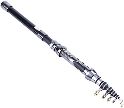 Portable Telescopic Carbon Fiber Fishing Rod Travel Spinning Fishing Rod