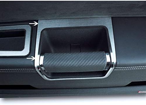 Elite Auto Chrome Acc Door Handle Pull Trim fit for 2008-2014 Dodge Challenger SRT8-Stainless/Brushed