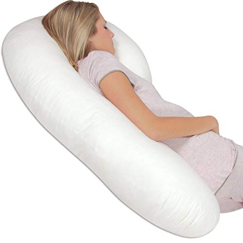 Leachco Preggle Pregnancy Maternity Comfort Air Flow Body Pillow, Ivory Khaki Pricepulse