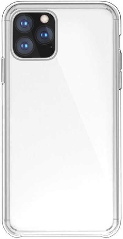 Vitreous Luster Series Case for iPhone 11, Clear Tempered Glass Back Panel & Soft Silicone Bumper Frame with Anti-Scratch Shockproof Protection for iPhone 11 6.1-inch - HD Clear