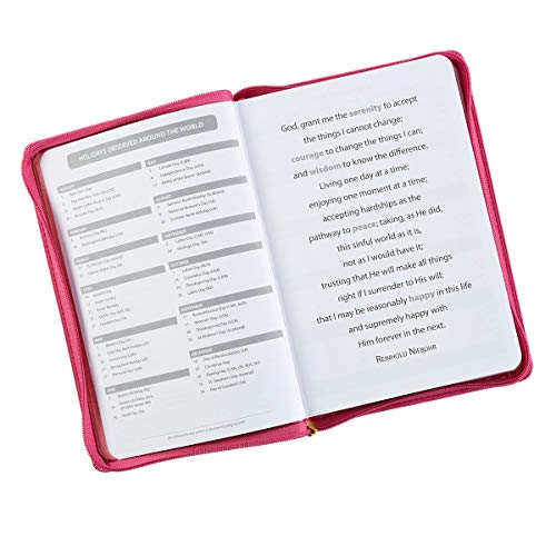 2019 Executive Planner with Zipper Closure - Grateful Heart