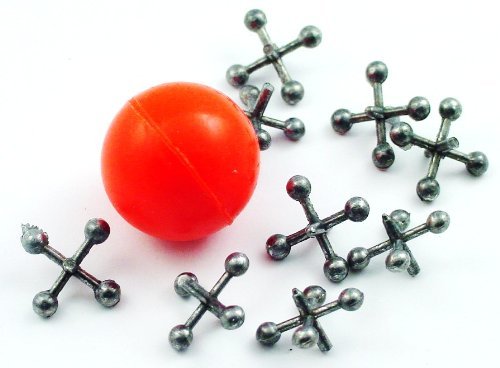 Metal Jacks \u0026 Ball Set by joisso-6 Pack 