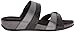 Skechers Women's Palm Springs Dress Sandal, Black/Pewter, 8 M US