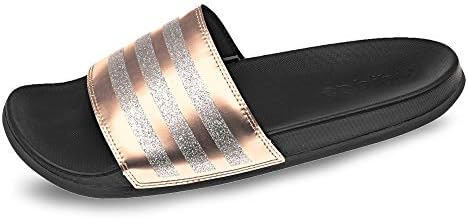 adidas rose gold slides