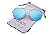 SojoS Fashion Metal Frame Flat Mirrored Lens Sunglasses SJ1004