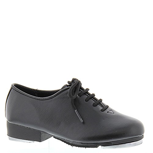 Dance Class PTM100 Jazz Tap Shoe (Toddler/Little Kid),Black,4 M US Big Kid