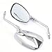 uxcell 10mm Motorcycle Rearview Mirrors for Cruiser Chopper Adventure Touring
