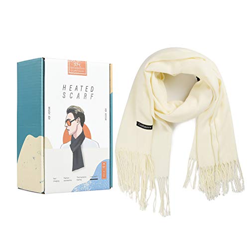 Heated Scarf, New USB Electric Semiconductor Cashmere Scarf for Women and Men - Thumbnail 5
