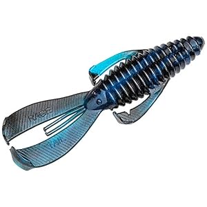 Strike King Rage Magnum Bug Rgmbug45-808 11,4 Cm Noir Bleu Swirl