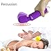 CNHIDEE Mini Wand Massager for Relieves Stress Waterproof Rechargeable Neck shoulder Body Back Sport Massage Travel Friendly 20X Magic Patterns Vibration Personal Quiet Powerful Mini Size