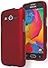 Galaxy Avant Phone Case, Bastex Heavy Duty Hard Red Snap On Case Cover for Samsung Galaxy Avant G386T