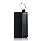 Youmoon Wireless Bluetooth Rugged Speaker With Microphone | Portable, Waterproof & Dustproof Music System With Great Compatibility | Auto Shut Off, Rechargeable Battery & HD Sound | Hanging Carabiner