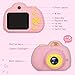 Kids Camera Gifts for 3-9 Year Old Girls,1080P HD Mini Rechargeable Children Shockproof Digital Front and Rear Selfie Camera Child Camcorder Waterproof 2.0” LCD Screen (Pink)