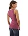 PattyBoutik Women V Neck Ruched Side Tank Top (Moderate Raspberry Medium)