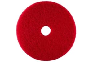 CONCRETE FLOOR SUPPLY Red Buffing and Cleaning Pad (17")