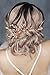 FXmimior Wedding Headpiece Crystal Rhinestone Hair Comb Hair Accessories for Bridal Bridesmaid Women (rose gold)