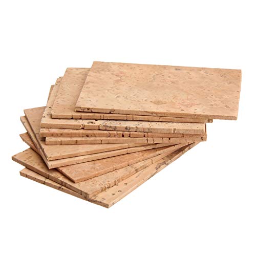 LDCRE 10pcs Soprano Tenor Sax Saxophone Clarinet Joint Natural Neck Cork Sheet Natural Kit