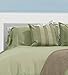 Cariloha - Comfy Twill Classic Sheet - Viscose - King - 4 Piece Set - Sage