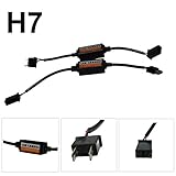 lightronic Car LED Headlight h7 canbus Error Free H7 Plug & Play Computer Warning Canceller & Anti Flicker (can Solve Your Worries About Abnormal Blinking/Error Free/Bulb Rejection/Error Code)