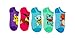 Pokemon Little Girls 5 Pack No Show Socks, assorted bright, 6-8.5