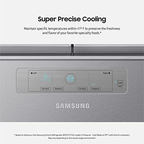 SAMSUNG 7.6 Cu Ft Kimchi & Specialty 2Door Chest Compact Refrigerator