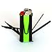 LighterBro Stainless Steel Lighter Sleeve w-CLIP- Lighter Holder & Lighter Case with Poker, Super Sharp Knife & Scissors, Bottle Opener, Screwdrivers, & Keychain Holder - Multi-Tool