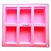 Allforhome 6 Cavity 3D Plain Rectangle Silicone Soap DIY Molds Homemade Craft Art Candy Cake Moulds Handmade Soap Mold soap Bar Molds