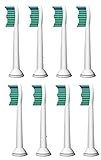 8 PCS Replacement Toothbrush Heads Compatible with Sonicare Philips Sonic P-hx-6014