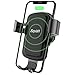 Squish Wireless Charger Car Phone Mount Air Vent Phone Holder for iPhone Xs MAX/XR/XS/X/8/8 Plus and for Samsung Galaxy Note 9/S9/S9 Plus/Note 8/S8 (Gray)