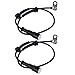 AUTEX 2PCS ABS Wheel Speed Sensor Rear Left & Right ALS1168 compatible with Land Rover Discovery 1999 2000 2001 2002 2003 2004 4.0L 4.6L