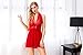 Ruzishun Women Deep V-Neck Babydoll Halter Transparent Lace Sexy Lingerie Sleepwear