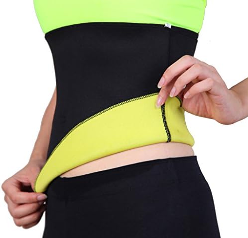 SLTY Women & Men's Sports Hot Thermo Sweat Neoprene Shapers Tummy Slimmer Sauna Belt for Weight Loss Body Shapewear