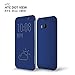 Original Ultra Slim Dot View Flip Smart Multi-Function Case Cover for HTC One M8 (Blue)