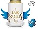 The Wed Shed She Said Yaaas! 11-Pack BACHELORETTE BRIDAL CAN COOLER GIFT SET | Drink Coolies | Shower Party Supplies & Decorations - Perfect Funny Wedding Favor (Beer Beverage Cup Insulators)