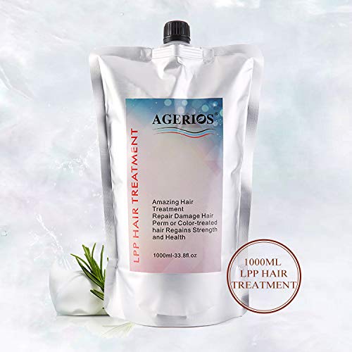 Amazon Com Agerios Lpp Hair Treatment Lpp Spa Hair Protein Treatment 1000ml 33 8fl Oz Beauty