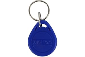 (20 Pack) COMPUMATIC Proximity Keychain Fobs Compatible with NGTeco, HapAttend, uAttend (RFID 125 KHz)