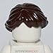 LEGO City Minifigure Hair, Dark Brown Female Ponytail Long French Braided, Quantity 1