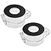 uxcell 2pcs Black Clear Plastic Switch Cover Protector for 22mm Diameter Push Button Switch