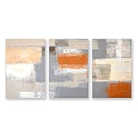 3 Piece Canvas Wall Art - Abstract Color - Canvas Prints Home Artwork Decoration for Living Room,Bedroom - 16