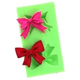 Longzang F0270 Bowknot Fondant Silicone Sugar Mold, Small