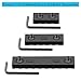 THEMONG yinat FENSICON M-Lok Picatinny Rail, 3-Slot 5-Slot 9-Slot Aluminum Picatinny Rails Section for M LOK Compatible Systems with 6 T-Nuts &