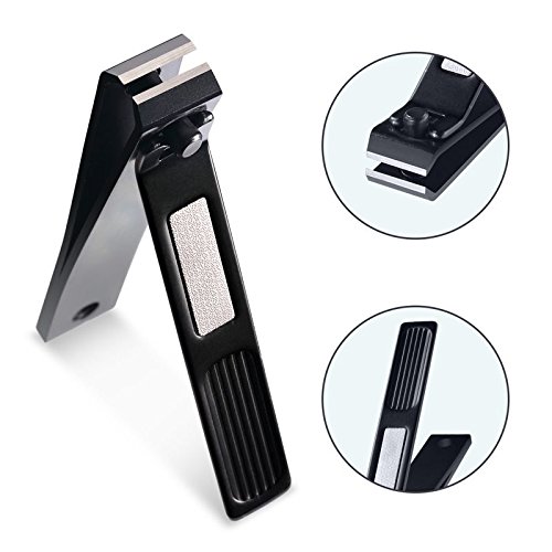GoBetter Nail Clippers Set, Toenail & Fingernail Clippers, Sharp and Durable Nail Cutter with Zippered Leather Case - Thumbnail 4