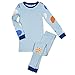 Papallou Boys Girls Abstract print kids pajama set, Size 6