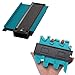 Contour Profile Gauge,ADSRO High Accuracy Hand Contour Profile Tool Curve Transfer Gage Gauge Floor Tile Gage Wood Marking Tool