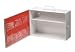 Medique Products 723MTMSD 2 Shelf Empty First Aid Kit Side Opening with Pocket
