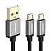 UGREEN Micro USB Cable, Splitter Dual Micro USB Charging Cable Data Sync and Power, Compatible with Two Android Phones Tablets PS4 Game Controller Samsung Galaxy Note LG Nexus, 3ft