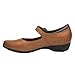 Dansko Women's Fawna Mary Jane Flat,Saddle Burnished Nappa,40 EU/9.5-10 M US