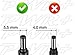 Pwr 19V UL Listed Extra Long AC-Adapter-Charger for Toshiba-Satellite C55 C655 C855 L655 S55 P55W E45W A665 PA3822U-1ACA PA3714U-1ACA PA3917U-1ACA PA5177U-1ACA Laptop Power Supply Cord